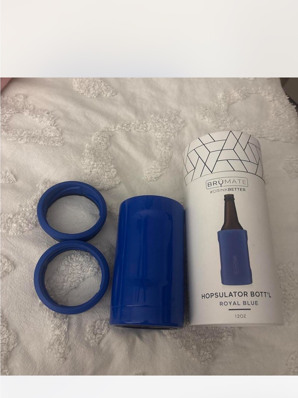 Brumate! NWT! Hopsulator Bott'l Insulated Bottle Cooler - Royal Blue